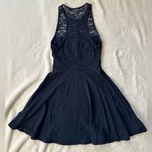 Hollister Navy Halter Dress